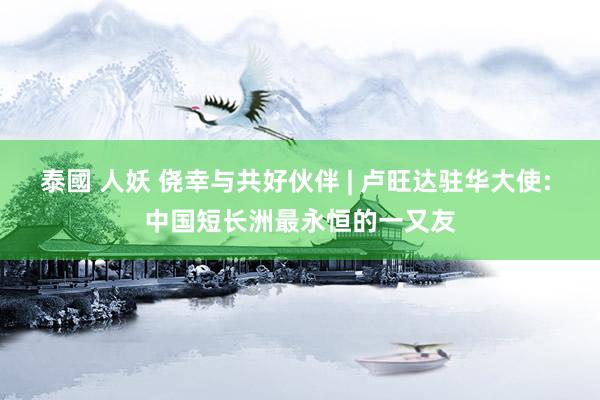泰國 人妖 侥幸与共好伙伴 | 卢旺达驻华大使: 中国短长洲最永恒的一又友